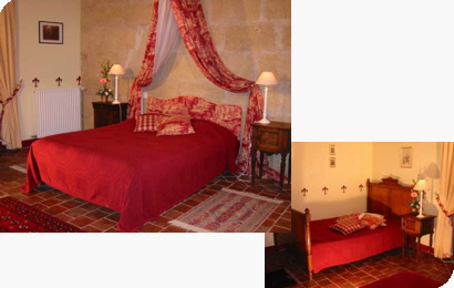 Cliquer sur la photo pour voir la chambre Rouge en d�tail